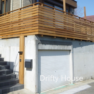 神奈川県藤沢市Ｋ様邸エクステリア施工例/擁壁を利用した機能門柱-1